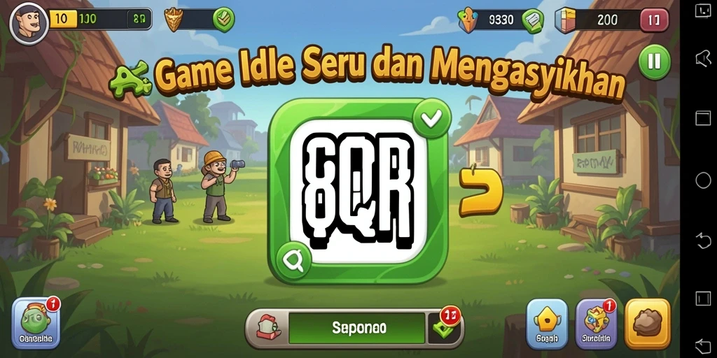 Tampilan gameplay 8QR yang menawan dan seru.