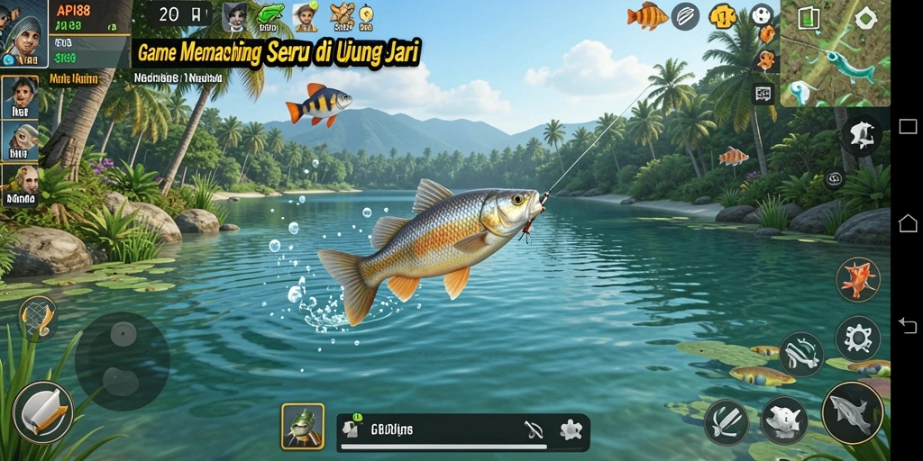 Tangkapan ikan spektakuler di dalam gameplay API88.