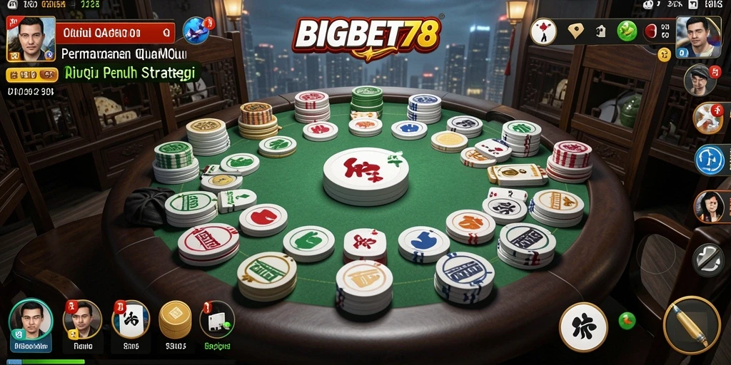 Gameplay QiuQiu yang seru dan kompetitif di BIGBET78.