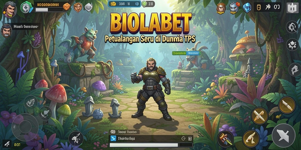 Tampilan menakjubkan dari gameplay TPS BIOLABET.