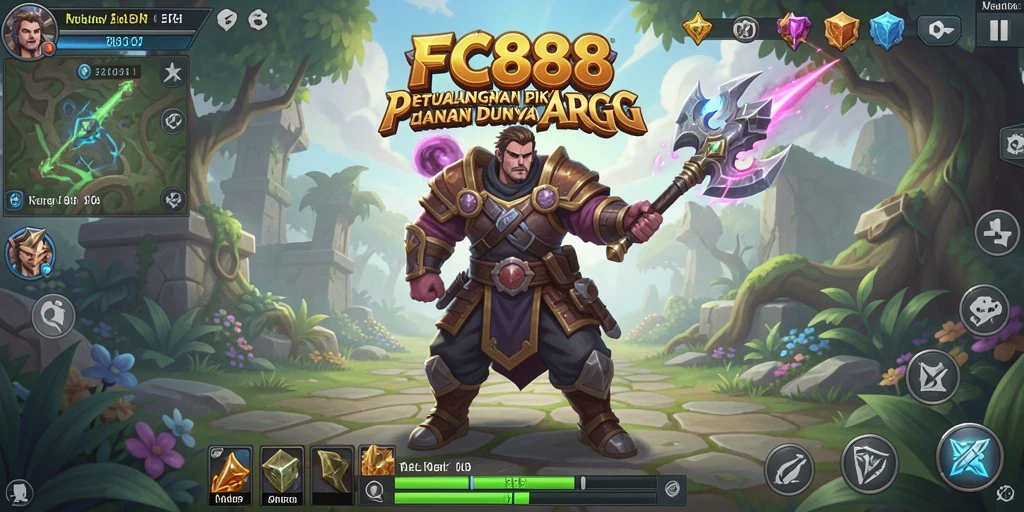 Tampilan seru dalam gameplay ARPG FC888 yang menegangkan.