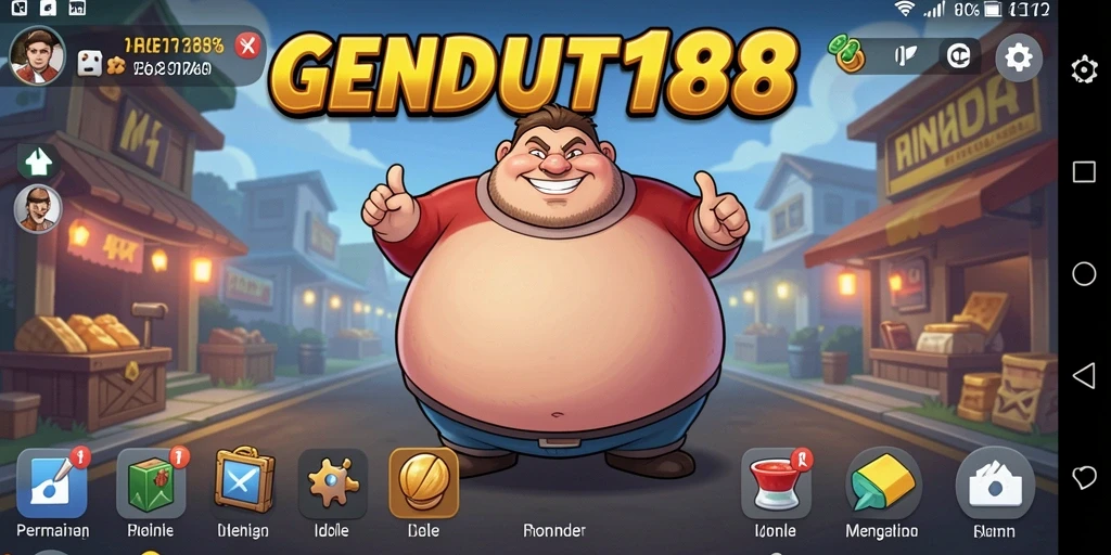 Screenshot utama <strong>GENDUT188</strong> menampilkan karakter dalam aksi gameplay Idle.