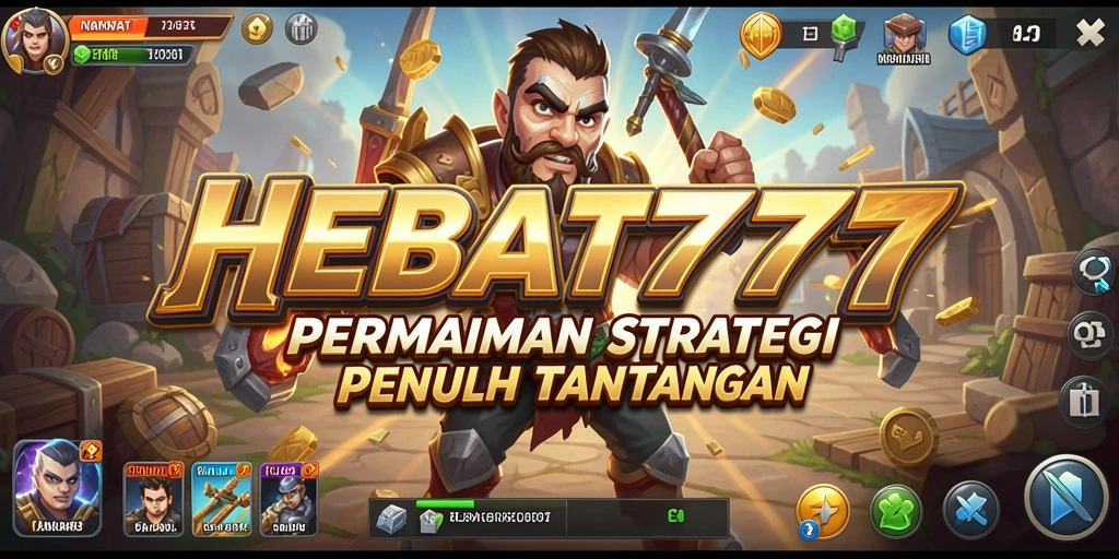 Screenshot HEBAT777 menampilkan aksi strategi yang seru dan mendebarkan.