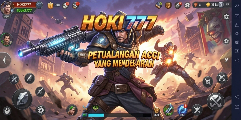 Tampilan gameplay HOKI777 yang penuh aksi dan adrenalin.