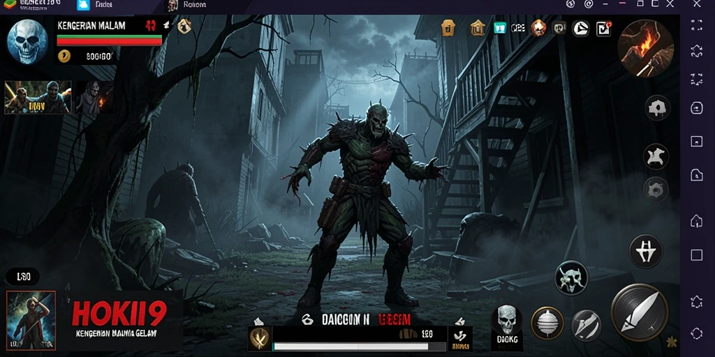 Gameplay HOKI9 yang menakutkan dengan suasana yang mencekam.
