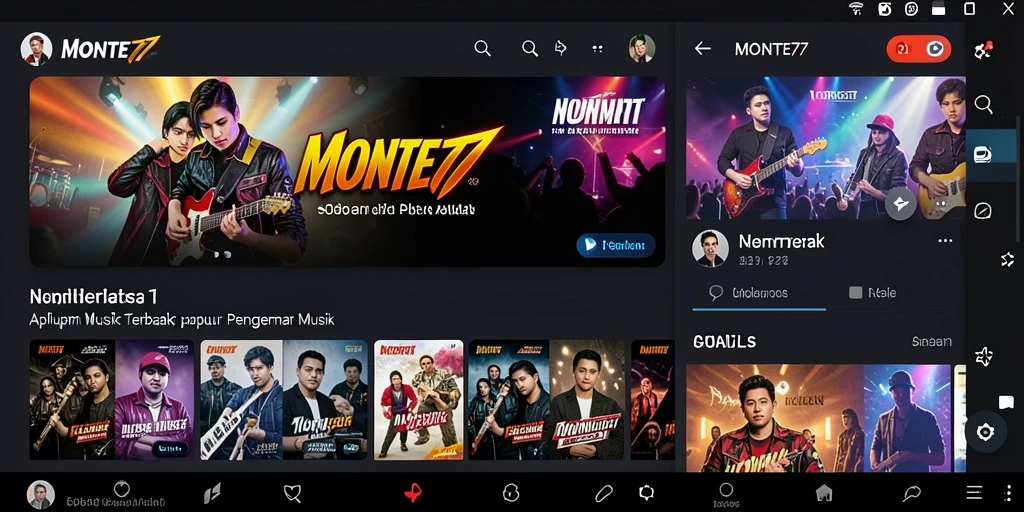 Tampilan gameplay seru di <strong>MONTE77</strong> dengan berbagai tantangan musik.