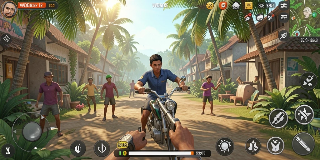 Tampilan gameplay WDBOS yang memukau dan interaktif.